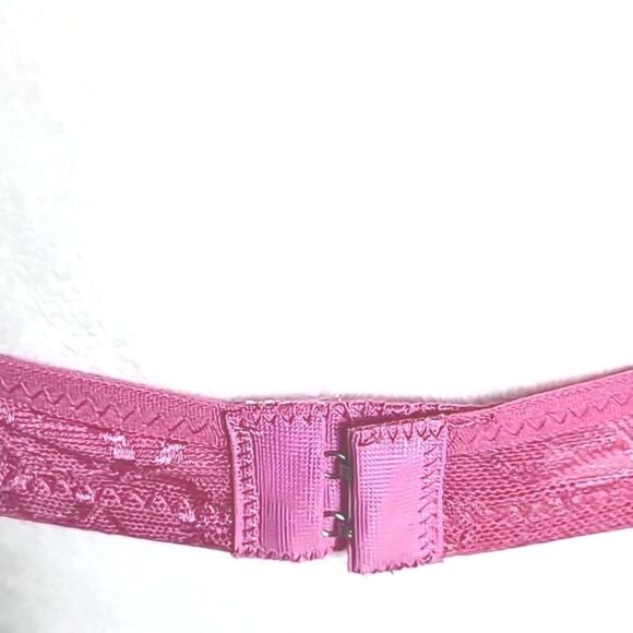 Lukasi Lace Demi Bra, Lightly Padded, Full Coverage, Pink, Size 36C, NWT - Picture 7 of 11